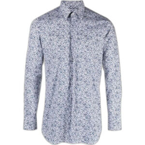 Tintoria Mattei Floral-print Long-sleeve Cotton Button Down Shirt 16